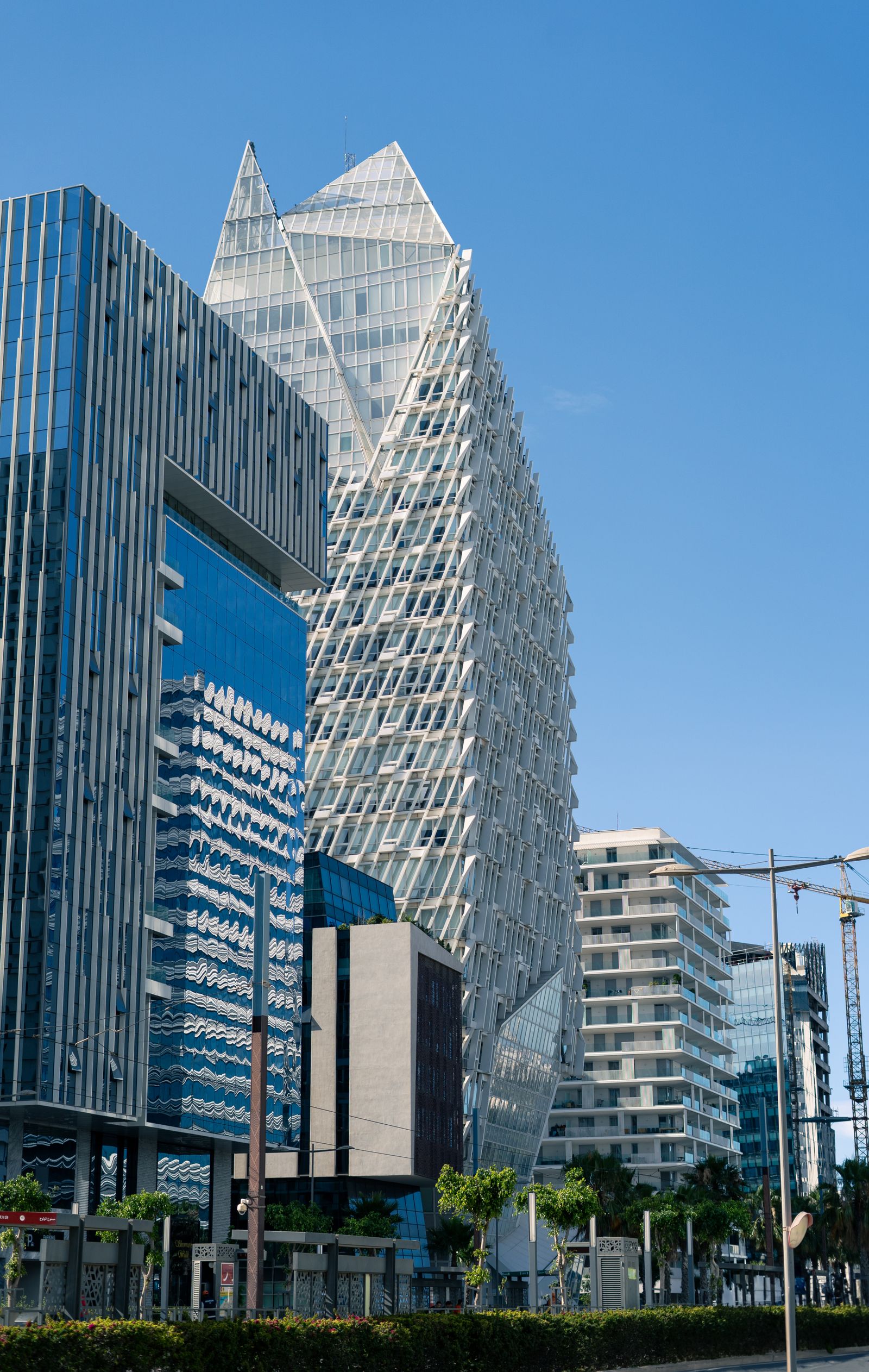 Les tours modernes du quartier d'affaires de Casablanca Finance City.